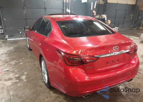 2021 Infiniti Q50 Luxe Awd z USA, uszkodzony, nr VIN JN1EV7BR3MM752899